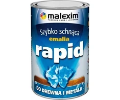 MALEXIM Greitai džiūstantis alkidinio emalio dažai RAPID Baltas MATINIS 0,7L (1 vnt.)