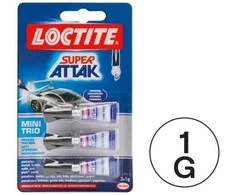 Universalūs klijai LOCTITE SUPER Bond Mini Trio, 3 g