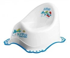 MALTEX Potty 2K Smurfs balta/ mėlyna