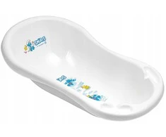 MALTEX vonia 84cm su kamščiu Smurfs balta