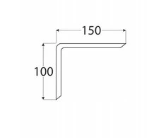 Malys Group Nežinomas Lentynos laikiklis, 100 x 150 mm