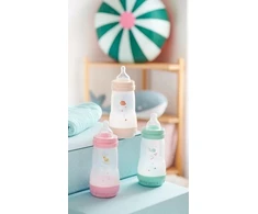 Mam Baby 1209 BUTELIUKAS A/KOL PERFECT START 320ML PLANET LOVE GIRL