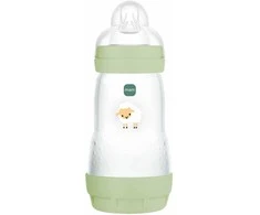 Mam Baby 5953 PERFECT START ANTIKOLIKINIS BUTELIUKAS 260ML, ŽALIOS SPALVOS, MALTAS GAMTOJE