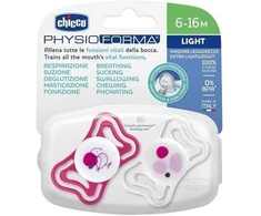 MAM BABY CHICCO-71087110 smoczek PH LIGHT 6-16 2SZT rožinė (CHI000711)