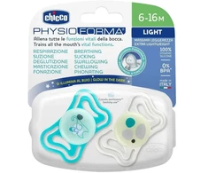 MAM BABY CHICCO-71087410 Čiulptukas PH LIGHT 6-16 2SZT glow (CHI000717)