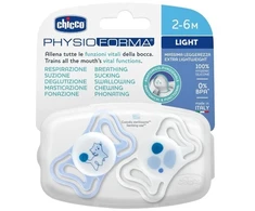 MAM BABY Čiulptukas PH LIGHT 2-6 2SZT mėlyna (CHICCO-71088210) (CHI000713)