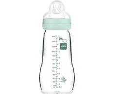 Stiklinis buteliukas MAM Feel Good 1247 260ML FOREST BOY