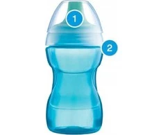 MAM - SMAIKUS GĖRIMO PUODELYS 270 ML GERIAU KARTU DZIEWCZYNKA