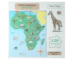 Mama Maluje Edukacinė dėlionė Afrika 120 detalių