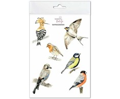 Mama Maluje Lyginamieji lipdukai Birds 2 233x152 mm Mama Paints