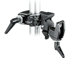 Manfrotto dvigubas spaustukas, du užsegimai, sujungti 90° kampu ML038 (038)