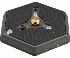 Fotoaparato priedas - Manfrotto šešiakampė plokštė 3/8" sriegis aliuminis