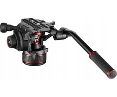 Vaizdo galva - Manfrotto Nitrotech 608, azoto stūmoklis, slydimo plokštė