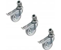 Ratukas - Manfrotto trikojis ratukai 100mm, 22mm tvirtinimo strypas
