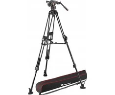 Manfrotto trikojis Set 645 Alu Fast Twin + head 608 centre start