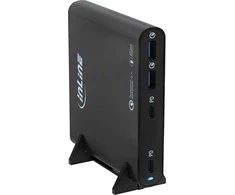 Manhattan „InLine®“ USB maitinimo šaltinis, „GaN“ įkroviklis, 4 prievadų, 2x USB-C + 2x USB-A, 120 W, juodas