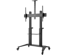 Laikiklis Manhattan MANHATTAN Aliuminio TV-Ständer rollbar 70"-120" 140kg (Speditionsversand)