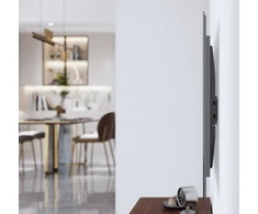 MANHATTAN televizoriaus sieninis laikiklis (32" - 55"), itin plono dizaino, juodas