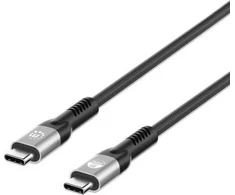 Manhattan MANHATTAN USB4 USB-C kištukas/kištukas kabelis 240W 40G 8K 1m
