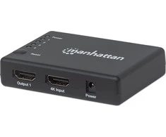 Manhattan 207706 vaizdo signalų daliklis HDMI 4x HDMI