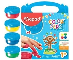 Maped Dažai piešimui pirštais ColorPeps My First, 3 m.+