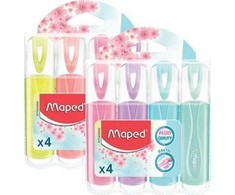 Maped "peps" žymekliai, 4 pastelinių spalvų, 1-5 mm