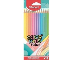 Maped Spalvotas pieštukas ColorPeps Pastel 12vnt