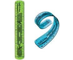 Liniuotė MAPED TWIST N FLEX, įv. spalvų, 20 cm