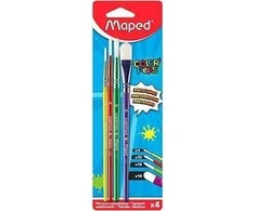 Maped Teptukų rinkinys ColorPeps sintetinis apvalus 04+10+14+plokščias 14 4vnt.
