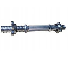 Marbo Sport KUBISPORT trumpas tiesus sraigtinis strypas pratimams, 30 mm spaustukai