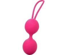 Marc Dorcel MARC DORCEL_Dual Balls Magneta silikonowe kulki gejszy Rožinė