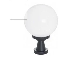 Mareco Luce TOWER sodo šviestuvas žemas rutulinis fi 200mm baltas E27 (1302.101B)