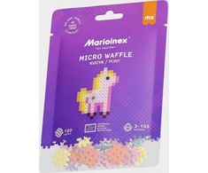 Marioinex *****Mikro vaflių kaladėlės 120 vnt. Ponis 05876
