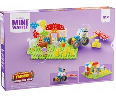 Marioinex *****Klocki waffle Farmer zakręc.młyn 100el 07559