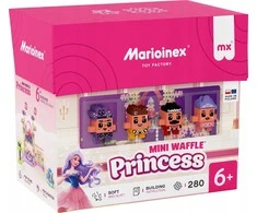 Konstruktorius Marioinex Mini Waffle Princess Karališkas nuotykis, 280 vnt. + figūros, 4 vnt.