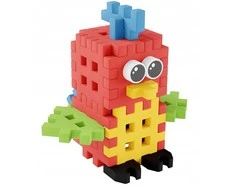 Marioinex Mini Waffle Pocket Pets Papūga kūrybinis kaladėlių rinkinys vaikams ZA6663