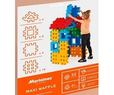 Marioinex Marioinex MEGA plokštelės GIANT XXL, 32 elementai + trikampiai