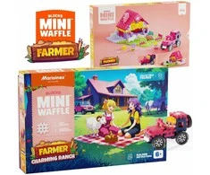 MARIOINEX Mini vaflių ūkelio kaladėlės Žavingas rančas, 112 detalių