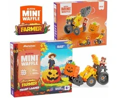 Marioinex *****Vafliniai mini ūkininko kaladėlės, kraunamos iš priekio, 50 vnt., 07481