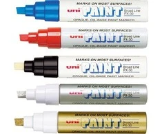Uni Oil Marker Px-30, sidabras