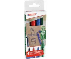 Permanentinis žymeklis EDDING e-2000c, 1,5-3 mm, 4 vnt., įvairių spalvų