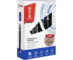 MemoBe permanentinis žymeklis mėlynas (12 vnt.)