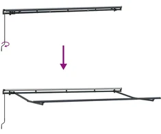 Ištraukiama markizė Mėlyna 400 x 200 cm audinys
