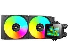 Mars Gaming MLVISION240 skysčio aušinimo sistema su 360º LCD / TDP iki 500 W
