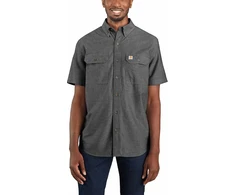 Marškinėliai Carhartt vidutinio svorio Chambray juodi