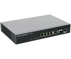 Maršrutizatorius „GrandStream Grandstream GCC6020 UC+Networking“ – VPN maršrutizatorius, NGFW, komutatorius ir IP PBX. 1x 10G SFP+, 1x 2.5G, 1x GbE, visi WAN/LAN, 5x PoE išėjimai, 320K NAT sesijos.