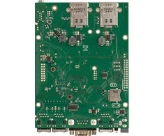 Maršrutizatorius MikroTik RBM33G, 3x RJ45 1000Mb/s, 2x miniPCI-e, 1x USB, 1x Micro SD, 1x M.2