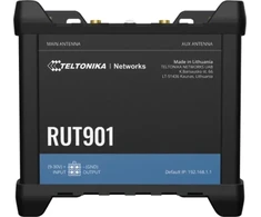 Teltonika RUT901, Korinio tinklo maršrutizatorius, Juoda, Aliuminis, Greitas Ethernet, 10 100 Mbit/s, IEEE 802.11b, IEEE 802.11g, IEEE 802.11n, IEEE 802.11r, IEEE 802.3, IEEE 802.3u