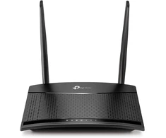 TP-LINK TL-MR100P | 300 Mbps belaidis N 4G LTE maršrutizatorius | 802.11n | Ethernet LAN (RJ-45) jungtys 2 | 10/100 Mbit/s | „Mesh“ palaikymas Ne | 4G | MU-MIMO Ne | Antenos tipas Išorinė nuimama