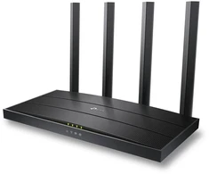 TP-Link Archer AX18, Wi-Fi 6 (802.11ax), Dviejų dažnių (2,4 GHz / 5 GHz), Ethernet LAN, Juoda, Stalinis maršrutizatorius